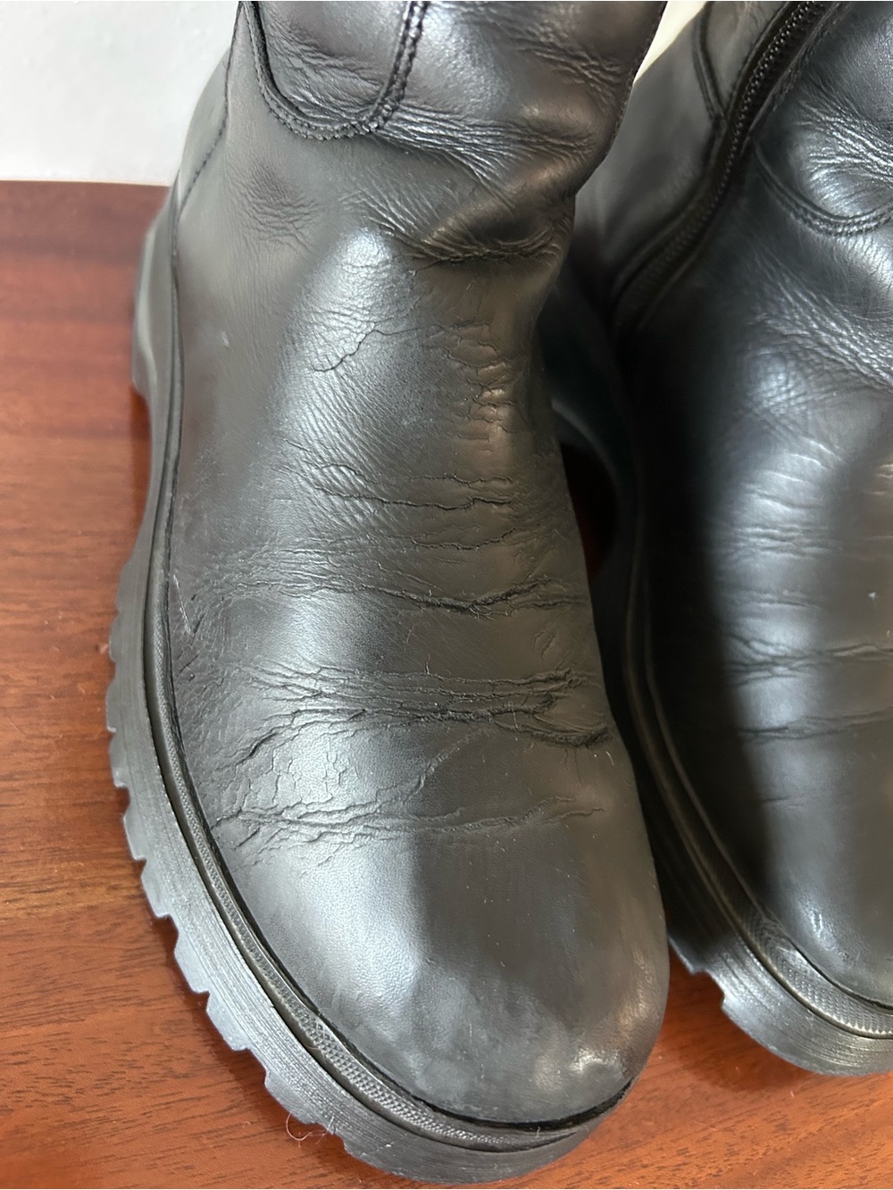 PRADA Y2K Bella Hadid Fav Boots | Combat Lug | 36.5 - Picture 7 of 14